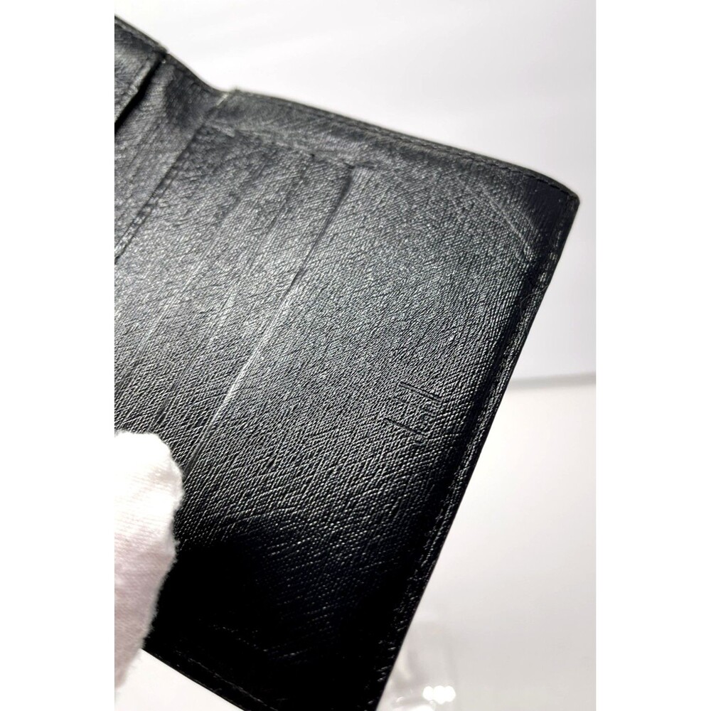 Dunhill Bifold black leather wallet card holder elegant Perfect size - Picture 2 of 11